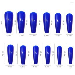 False Nails 576Pcs/Box Attractive Gel Nail Tips Acrylic Artificial Easy To Paste Full Cover Fake Art Tool