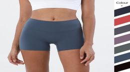 Yoga Shorts Solid Colour High Waist Yoga Pants Gym Clothes Women Leggings Hip Lifting Running Fitness Elastic Sports Shorts Panties7071546
