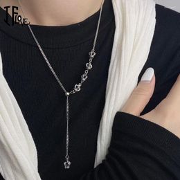 Pendant Necklaces IF Love Fashion Chic Vintage Crown Women Designer Necklace Luxury Retro In Sweater Chain Jewellery Woman Grunge