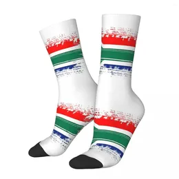 Men's Socks Artistic Flag Of South Africa Unisex Winter Outdoor Happy Street Style Crazy Sock