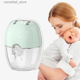 Breastpumps Efficient Breast Pumping Detachable Electric Breast Pump Breastfeeding Milk Collector 5-speed Massage 9 Speed Adjustable Q231120