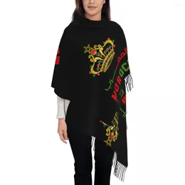 Scarves Womens Scarf With Tassel Kingdom Of Morocco Large Winter Fall Shawl Wrap Moroccan Flag Daily Wear Cashmere