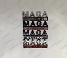 3D Edition MAGA металлический сплав стикер автомобиля украшение «Сделай Америку снова великой» эмблемы значок автомобили металлический лист Board9835656