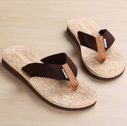 Sandals Summer Men FlipFlops Beach Clip Toe Drag Shoes Fashion Casual Simple NonSlip Slippers Outside Flip Flops 230419