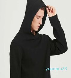 Stitch Sports Hoodie Sweater Solid Colour Loose Trend Running Fitness Yoga Top Workout Casual Fashion hooded Coat
