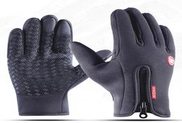 Windproof waterproof warm winter gloves for skiining cycling outdoor activities fingertips with conductive fabric operate touch sn phone5439391