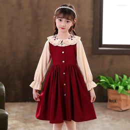 Girl Dresses Autumn Winter Dress For Baby Kids Girls Vestidos Birthday Party Velvet Princess Evening Children Clothes