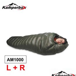 Sleeping Bags Slee Bags Kamperbox Cold Temperature Winter Bag Down Cam Double 230826 Drop Delivery Sports Outdoors Camping Hiking Hiki Dhfzk