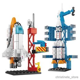 Blocks DIY 3D Construction Toy Spacecraft Ship Micro Building Brick Spaceship Model Build Blocks