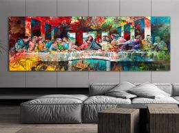 The Last Supper Canvas Prints Wall Art Pictures For Living Room Home Decor Indoor Decorations Abstract Portrait Famous Painting2937940