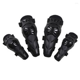 Knee Pads 4pcs/Set Sports Motorcycle ATV Racing Motocross Protective Gear Protector Elbow Shin Cap Guards