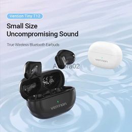 Cell Phone Earphones Vention Bluetooth 5.3 Earphone Wireless Earbuds Headset Smart Noise Cancelling Sport Gaming Sweatproof Built-In Microphone Touch YQ231120