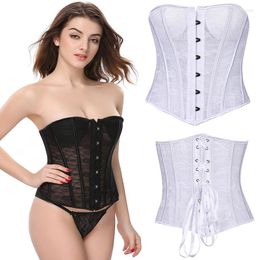 Women's Shapers Court Corset European And American Breasts Support Push Up Lace Breathable Shapewear Bridal Wedding Dress Inner Tights