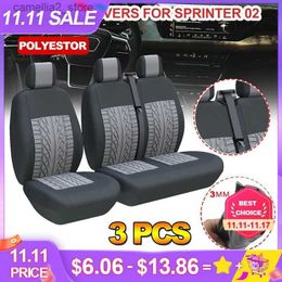 Car Seat Covers Universal for Truck Van Bus Driver and Passenger 2+1 Single Double Front Q231120