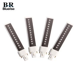 BLUERISE 4 Pieces 365405nm 9W lamp Tube For UV Led Nail Lamp Replaced Leds Double light Source Bulb Led Lamp For Nails Q11236655999