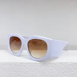 Sunglasses Acetate Polygon Frame Women's 4388 Fashion Personality Men's Glasses Gradient Lens 7 Colors White Green Beige