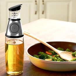 Storage Bottles 500ml Cooking Seasoning Oil Bottle Vinegar Dispenser Glass With Measurements Sprayer