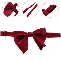 Bow Ties Groom Bowtie Pre Tied Men Suit Tuxedo Bowties Polyester Yarn Bachelor Party Mens