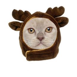 Cat Costumes Cat Costumes Pet Hat Decorative Party Cap Small Dogs Adjustable Cosplay Accessories Cute Headgears For Drop Delivery Home Dhb8C