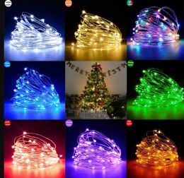 1M 2M 3M 5M 10M LED String Lights Battery operation 21 Copper Wire Decoration Starry Fairy Light Holiday Wedding Light