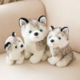 Оптовые плюшевые симуляция Husky Doll Pull Fainting Animal