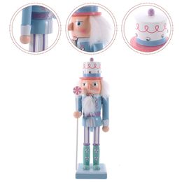 Christmas Decorations Nutcrackers Figures Wood Craft Wooden Xmas Decorate Festival Holiday 231118