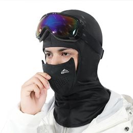 Cycling Caps Masks 1PCS Warm Mask Winter Riding Outdoor Sports Mountaineering Windproof Mask Winter Plus Velvet Men And Women Ski Fishing Mask 231120