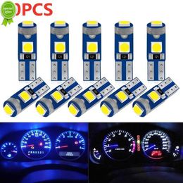 10Pcs T5 LED Bulb Car Instrument Lamp W3W W1.2W 12V Led Canbus Lights Dashboard Warming Lamp Indicator Wedge Car Interior Lights