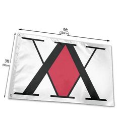 Hunter X Hunter Graphic Flags for Parties Dorm Room 150x90cm 100D Polyester 3x5ft Vivid Colour High Quality With Two Brass Grommets6979668