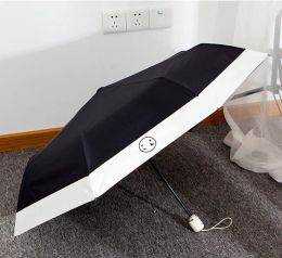 Lüks Tasarımcı Markası Sun Rain Şemsiye Katlanır Şemsiye 2 Renk