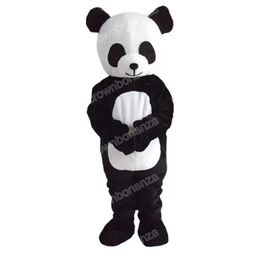 Adult Size Panda Mascot Costumes Halloween Cartoon Character Outfit Suit Xmas Outdoor Party Outfit Unisex Promotional Advertising Clothings
