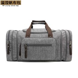 New Fashion Outdoor Travel Bag Nylon One Shoulder Crossbody Luggage Bag Trendy High Capacity Carrying Bag 230420