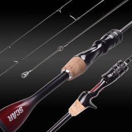 Boat Fishing Rods Mavllos ORKA Carbon Bass Rod with Fast Solid UL Tip Lure Using 1 5g Carp Spinning Casting Force 1 8LB 231120