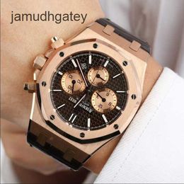 Ap Swiss Luxury Watch Royal Oak Collection 26331or Oo D821cr.01 Watch Coffee Plate Automatic Mechanical Rose Gold Men's Watch Gqui