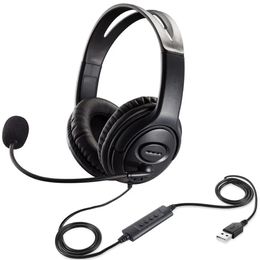 USB Gaming Headset Adjustable Wired Computer Headphones with Microphone Stereo Music Gamer Earphones for Laptop PC Skype Office