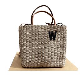 Designer Woman Tote Bag Summer Straw Bags Handbags Designer Bag Fashion Crossbody Single Shouder Luxury Handbag Beach Totes Letter