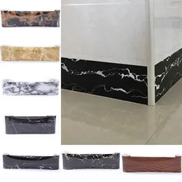 Wall Stickers 5M Self-Adhesive Baseboard Transmission Skirting Board Window Sill Floor Ceramic Tile Sticker Corner Waist Line