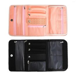 Jewelry Pouches Organizer Folding Portable Premium Fittings Supplies Lightweight For Drawer Ring Watch Earrings Desktop