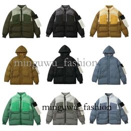 Stones monclair jacket coat Designer Men's Women's Fashion Stones Island Down Coat Luxury Brand Shoulder Strap Trend Winter Down Warmth 837 942