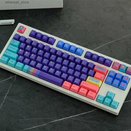 Keyboards 129 Keys Back In The Game Keycaps Cherry Profile PBT Dye Sublimation Keycap for MX Switch Mechanical Gaming Mechanical Keyboard Q231121