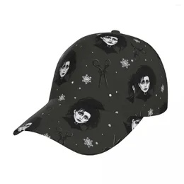 Ball Caps Baseball Cap Sports Scissors Snowflake And Woman's Head Casual Snapback Hat Fashion Outdoor Hip Hop Hats For Men Women Unisex