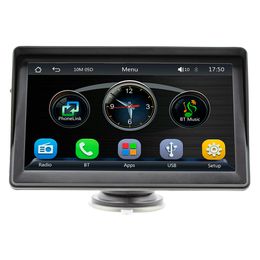 7inch Portable Car Radio MP5 Player CarPlay HD Screen Car Stereo FM Tramsmission Bluetooh Adjustable Stand