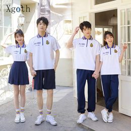 Work Dresses Xgoth Men Women School Uniform Suits Primary Secondary Students Graduation Class Spring Tour Sports Leisure Set