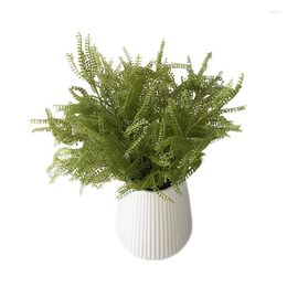 Decorative Flowers 1pc 2023 Design Artificial Tree Branch Evergreen Cypress Spray Simulation Fern Bouquet