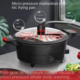 Electronic Low Pressure Pot Non-Stick Pan Integrated Large Capacity Electric Caldron Multi-Functional Household Kitchen Cooking Electric Chafing Dish Wholesale