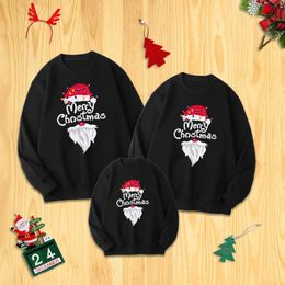Family Matching Outfits Family Christmas Jersey Mom Dad Kids Baby Matching Outfits Winter Sweatshirt His And Hers Jumper Women Men BaBe Xmas Shirt 231120