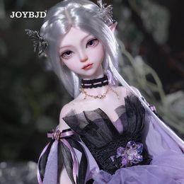 Dolls Joybjd Helki 1/4 Bjd Doll LDS Unearthly Purple Dream Butterfly Elf Dolls The Jointed Doll Hair With Can Be Combed 231121