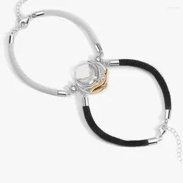 Charm Bracelets NBNB Whale Shell Couple Bracelet For Women Men Fashion Bangle Handmade Jewellery Wedding Party Gift Accessories