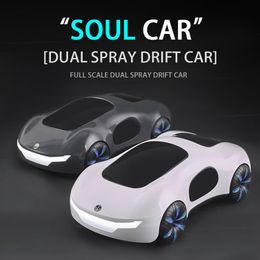 Future Electronics Sci-Fi Remote Control Stunt Car Toy with Spray Light Children's Voice Controlled Remote Control Drift Car Radio Control Toy