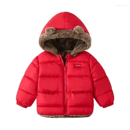 Down Coat Boys Wool Jacket Thick Warm Baby Girls Clothes 2-6 Years Old Children's Casual Winter Fashion Hooded Boy Vest